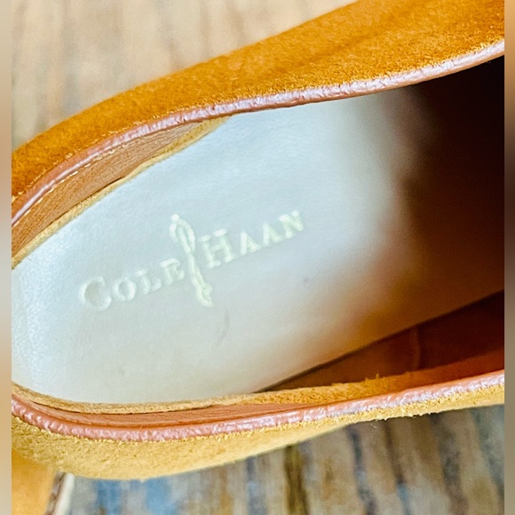 Cole Haan Britt Women's Size 8.5 Shoes Brown Lace Up Chukka Boots Wedge Suede - Picture 7 of 9